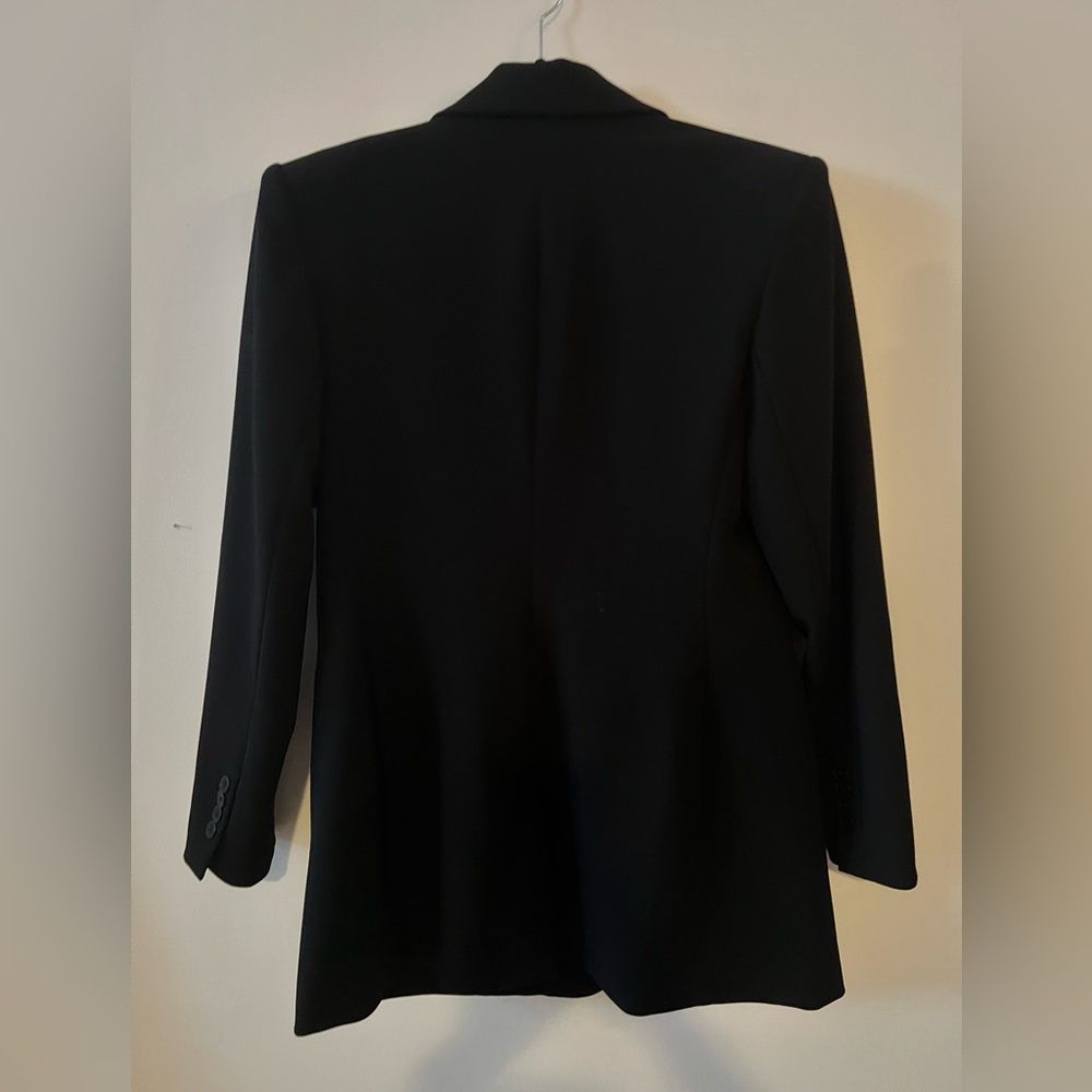 Black Express Double Breasted Blazer - image 4